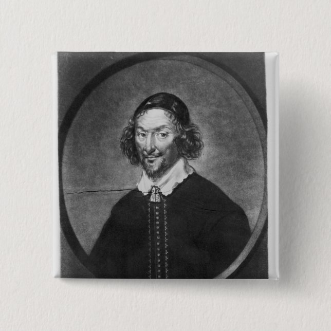 Chapa Cuadrada Ilustracion de Guillermo Prynne (Anverso)