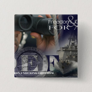 Chapa Cuadrada Ilustracion de los miembros de equipo