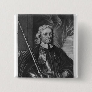 Chapa Cuadrada Ilustracion de Oliver Cromwell
