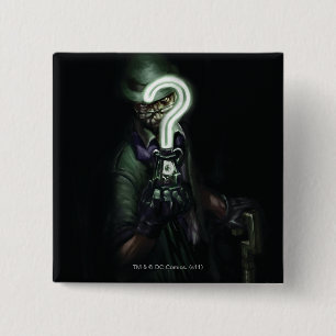 Chapa Cuadrada Ilustracion Riddler