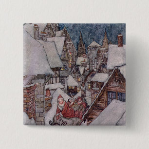 Chapa Cuadrada Ilustraciones del navidad