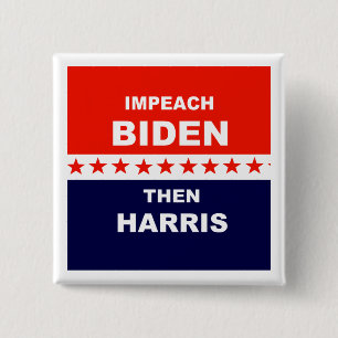 Chapa Cuadrada Impeach Biden Than Harris