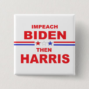 Chapa Cuadrada Impear a Biden luego a Harris