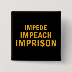 Chapa Cuadrada Impedirse, incriminar, encarcelar