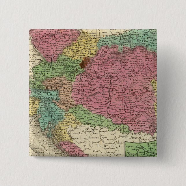 Chapa Cuadrada Imperio austriaco 5 (Anverso)