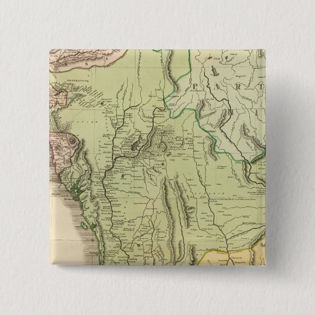 Chapa Cuadrada Imperio Birman (Anverso)