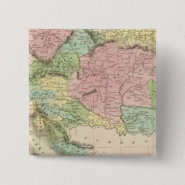 Chapa Cuadrada Imperio de Austria (Anverso)