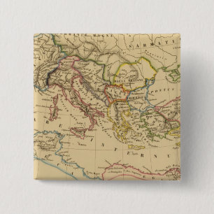 Chapa Cuadrada Imperio Romano bajo Constantina y Trajano