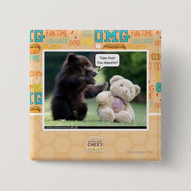 Chapa Cuadrada ¡Imposter! (Anverso)