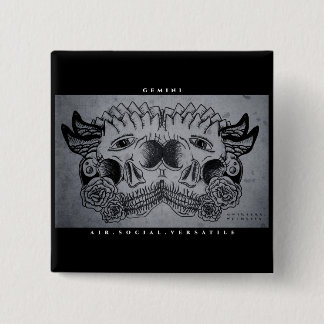 Chapa Cuadrada Impresión de Gemini