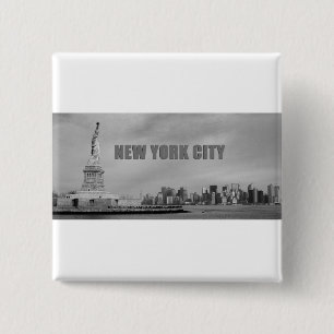 Chapa Cuadrada Impresionante ciudad de Nueva York