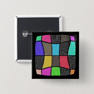 Chapa Cuadrada Impresionante diseño moderno estilo Mondrian