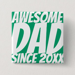 Chapa Cuadrada Impresionante papá desde 20XX simple y Guay