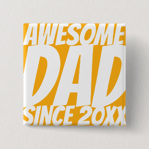 Chapa Cuadrada Impresionante papá desde 20XX simple y Guay
