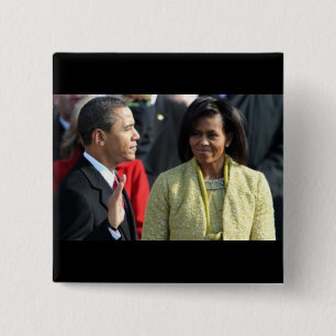 Chapa Cuadrada Inauguración 2009 de presidente Barack Obama