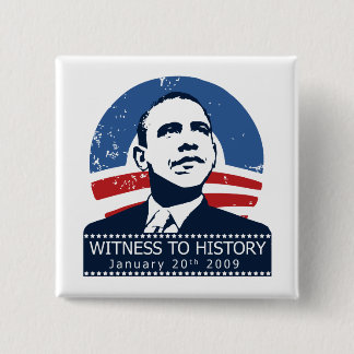 Chapa Cuadrada Inauguración de Obama
