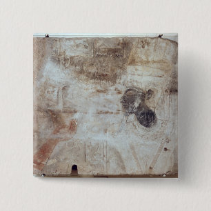 Chapa Cuadrada Incienso de ofrecimiento de Tuthmosis III a dios,