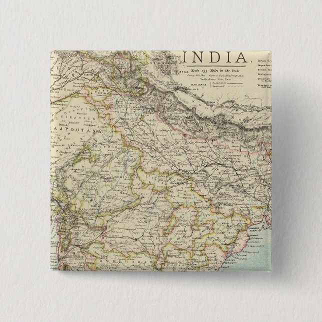 Chapa Cuadrada India 5 (Anverso)