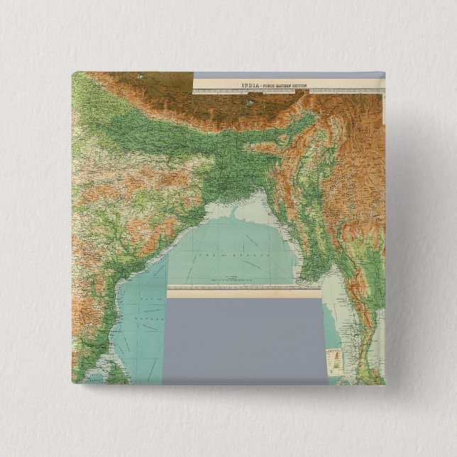 Chapa Cuadrada India compuesta (Anverso)