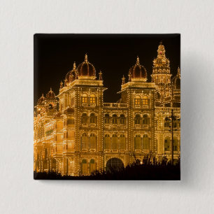 Chapa Cuadrada INDIA, Karnataka, Mysore : Palacio del Majaraja (b