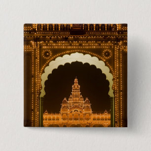 Chapa Cuadrada INDIA, Karnataka, Mysore : Palacio del Majaraja (b