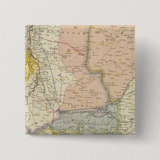 Chapa Cuadrada India, Pakistán (Anverso)