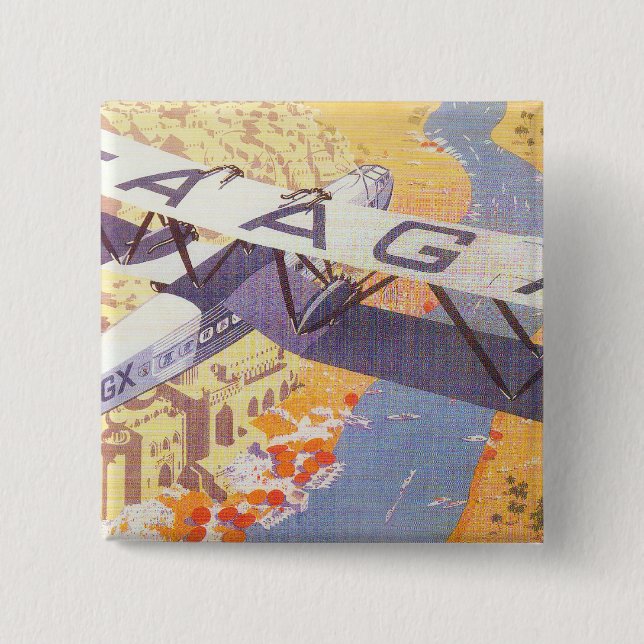 Chapa Cuadrada India por Imperial Airways (Anverso)