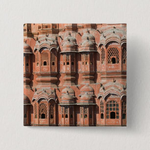 Chapa Cuadrada INDIA, Rajasthan, Jaipur: Hawa Mahal (Palacio de