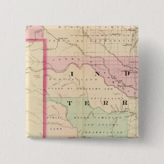 Chapa Cuadrada Indian Terr, parte de Texas NW
