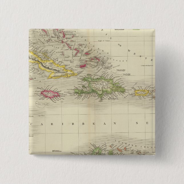 Chapa Cuadrada Indias Occidentales 6 (Anverso)