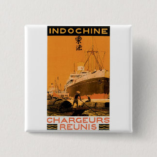 Chapa Cuadrada Indochine Chargeurs Reunis