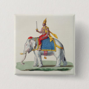 Chapa Cuadrada INDRA o Devendra, del "francaise de L'Inde…",