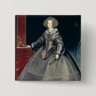 Chapa Cuadrada Infanta Maria Teresa (1638-83) c.1646 (el aceite