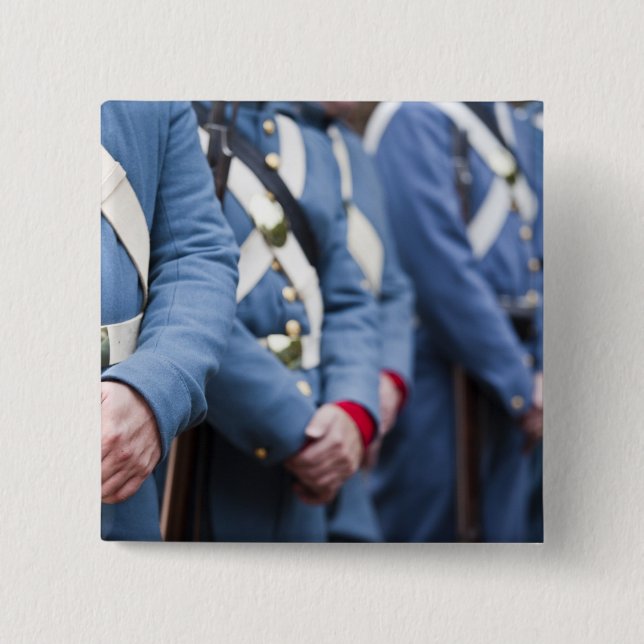 Chapa Cuadrada Infantes de marina civiles de la Guerra-era de los (Anverso)