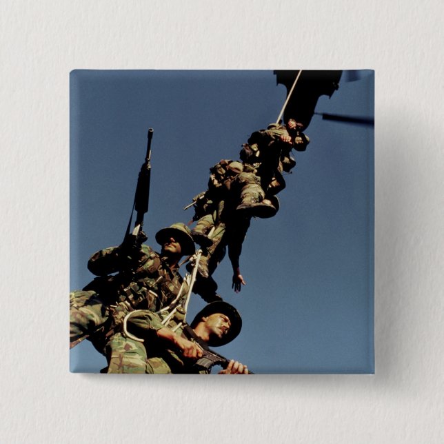 Chapa Cuadrada Infantes de marina en un APAREJO de SPIE. un (Anverso)