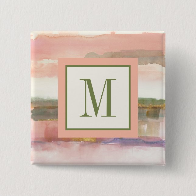 Chapa Cuadrada Influencia del monograma el | de la cosecha del (Anverso)