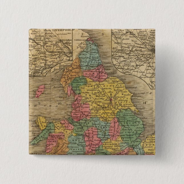 Chapa Cuadrada Inglaterra 11 (Anverso)