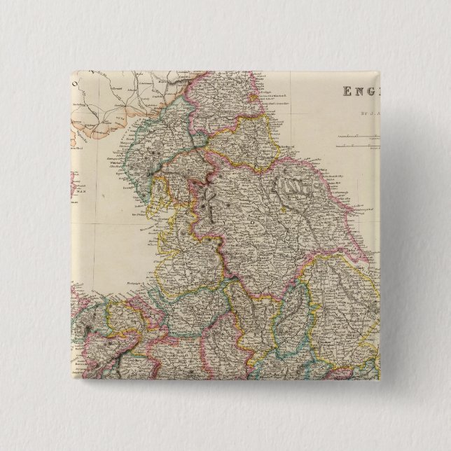 Chapa Cuadrada Inglaterra 3 (Anverso)