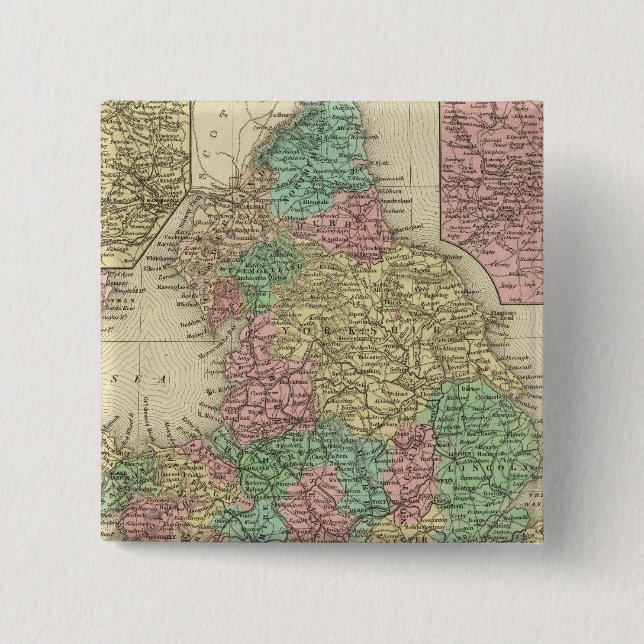 Chapa Cuadrada Inglaterra 6 (Anverso)