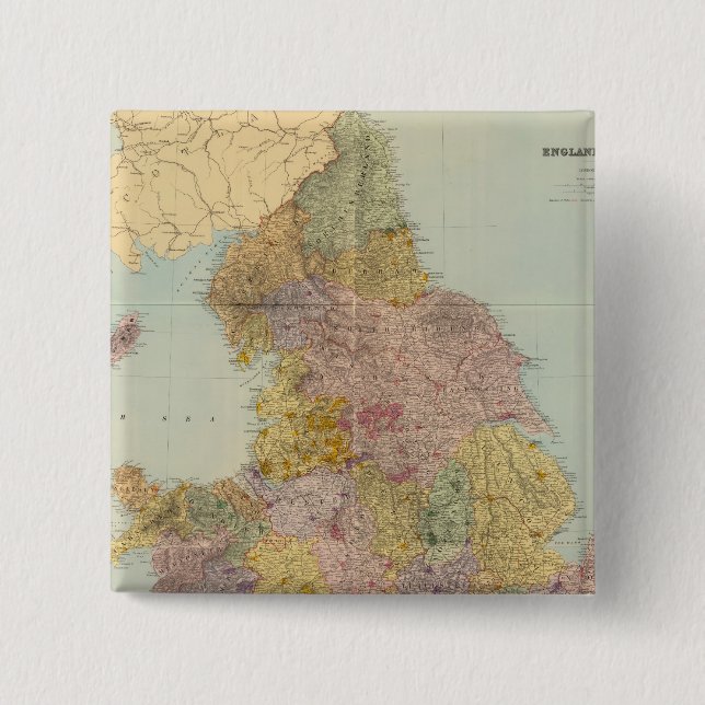 Chapa Cuadrada Inglaterra compuesta y Gales (Anverso)