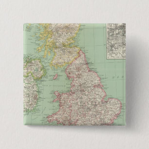 Chapa Cuadrada Inglaterra e Irlanda