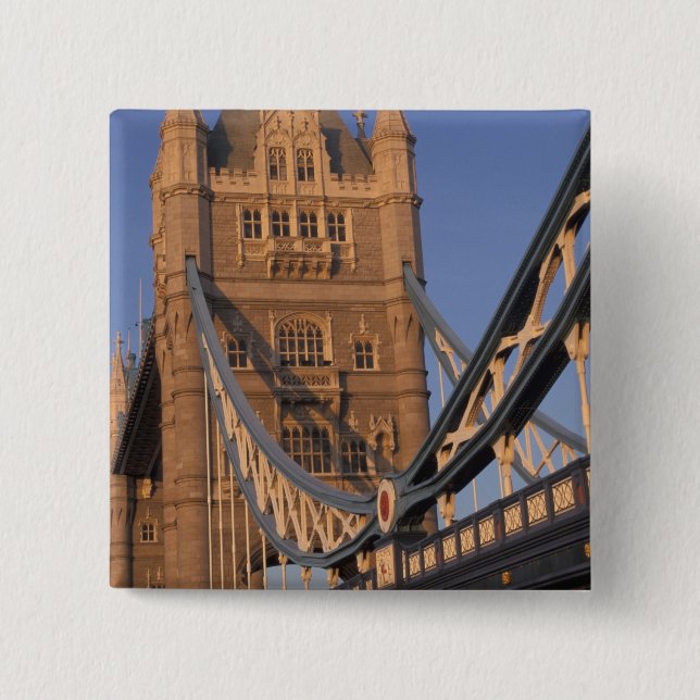Chapa Cuadrada Inglaterra, Londres, El Puente de la Torre (Anverso)