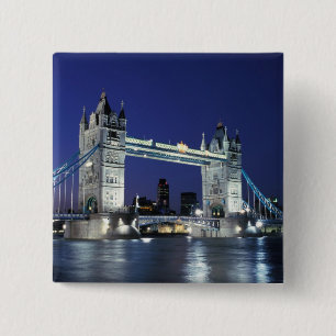 Chapa Cuadrada Inglaterra, Londres, Tower Bridge 3