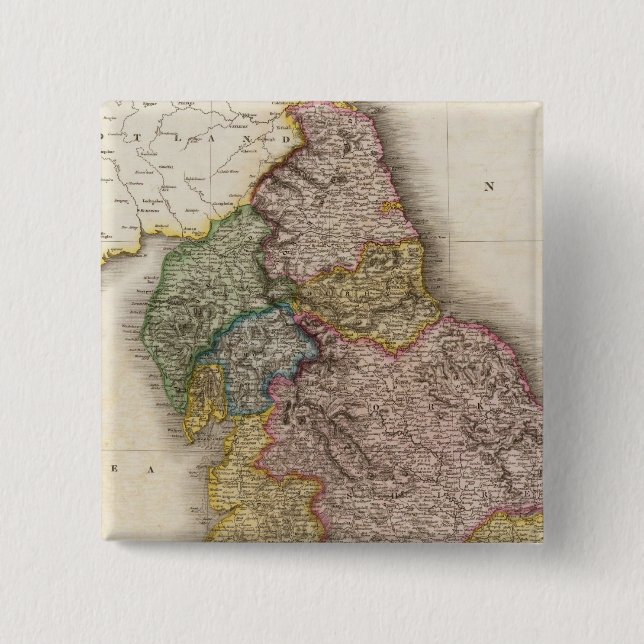 Chapa Cuadrada Inglaterra, parte norte (Anverso)