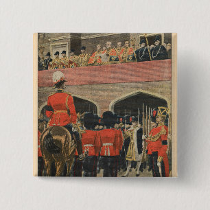 Chapa Cuadrada Inglaterra, proclamación del nuevo rey George V