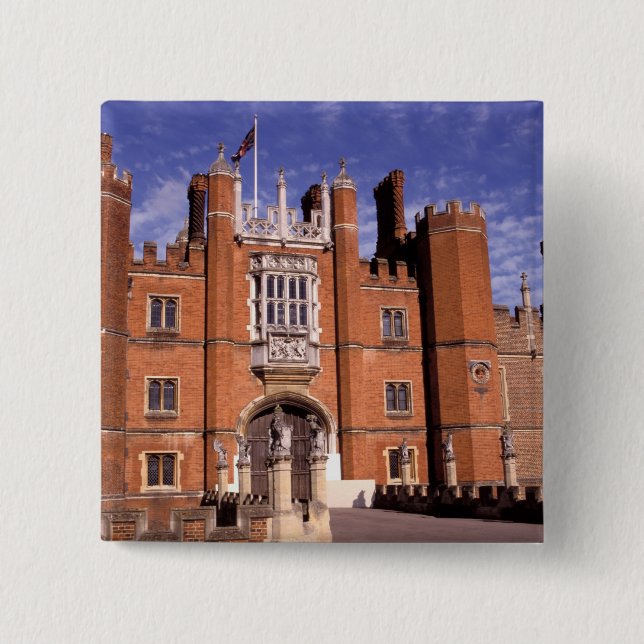 Chapa Cuadrada Inglaterra, Surrey, Hampton Court Palace.3 (Anverso)