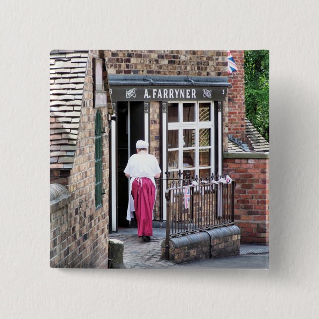 CHAPA CUADRADA INGLATERRA VICTORIANA (Anverso)