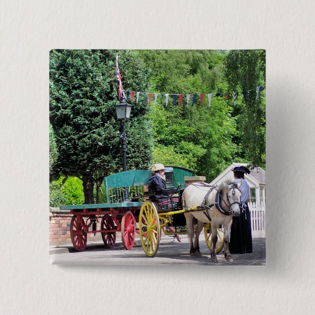 CHAPA CUADRADA INGLATERRA VICTORIANA (Anverso)