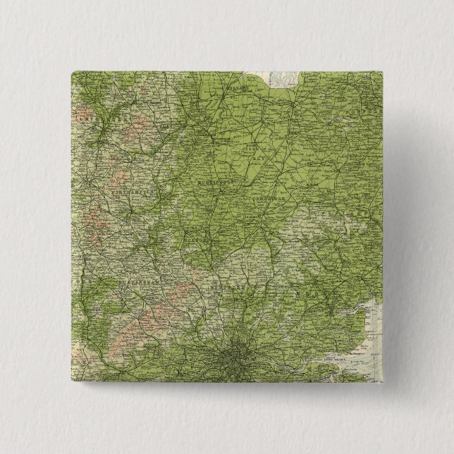 Chapa Cuadrada Inglaterra y Gales (Anverso)