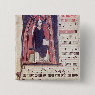 Chapa Cuadrada Inicial 'A de Historiated